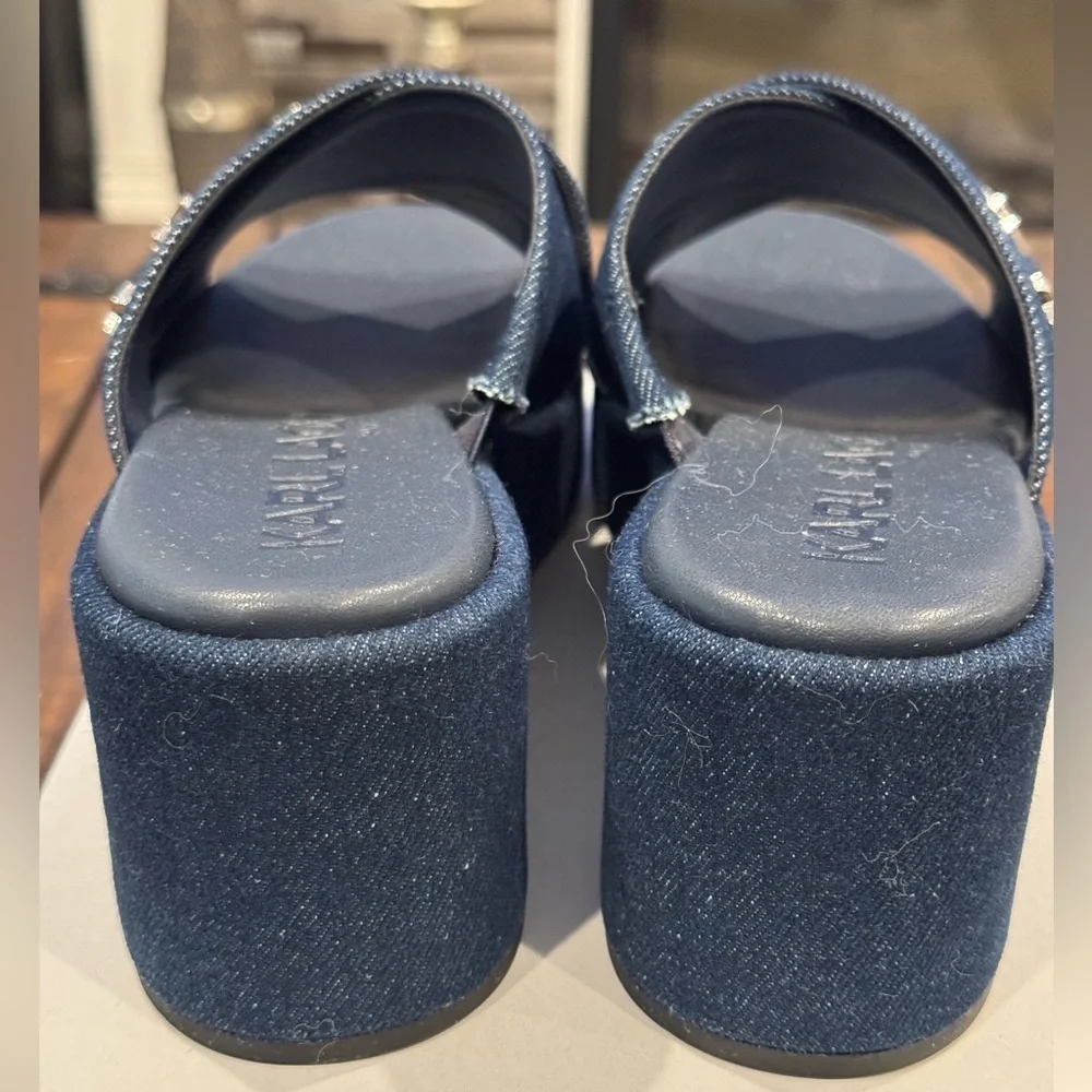 Karl Lagerfeld Paris Caleigh Platform Wedge Sandal